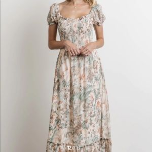 Baltic Born L floral maxi dress